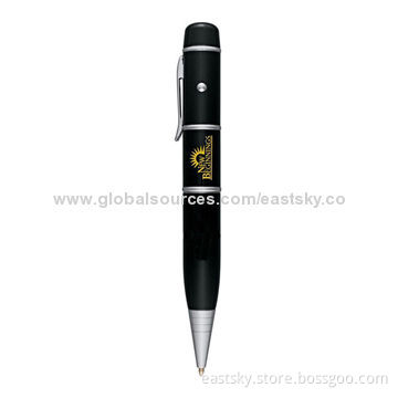 Custom pen shape USB flash drive, 64MB to 32GB flash memory, Warranty free for 2 yearsNew